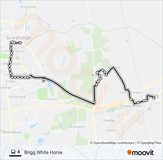 4 Bus Line Map