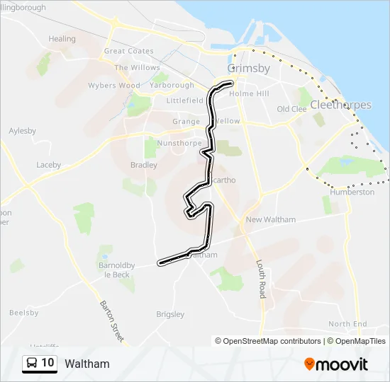 10 Bus Line Map