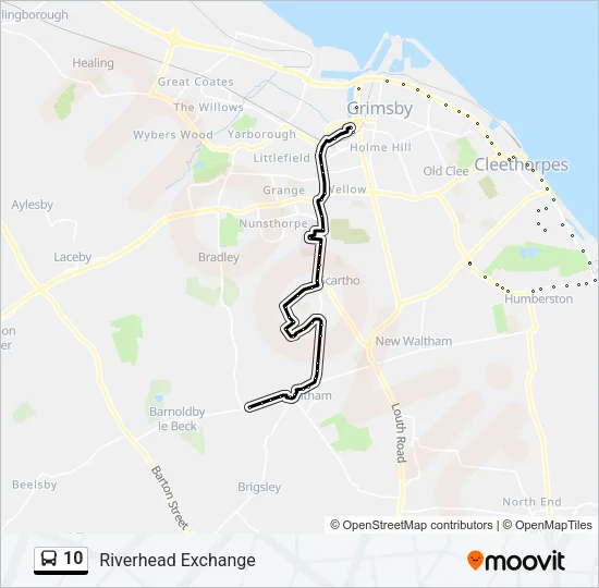 10 Bus Line Map