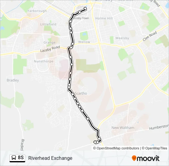 8S Bus Line Map