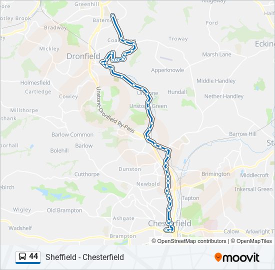 44 Route: Schedules, Stops & Maps - Jordanthorpe (Updated)