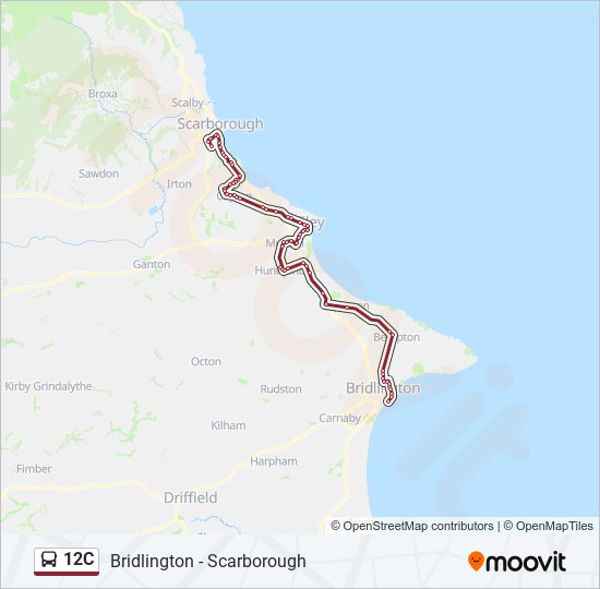 12C bus Line Map