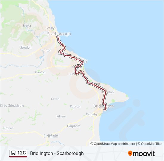 12C bus Line Map