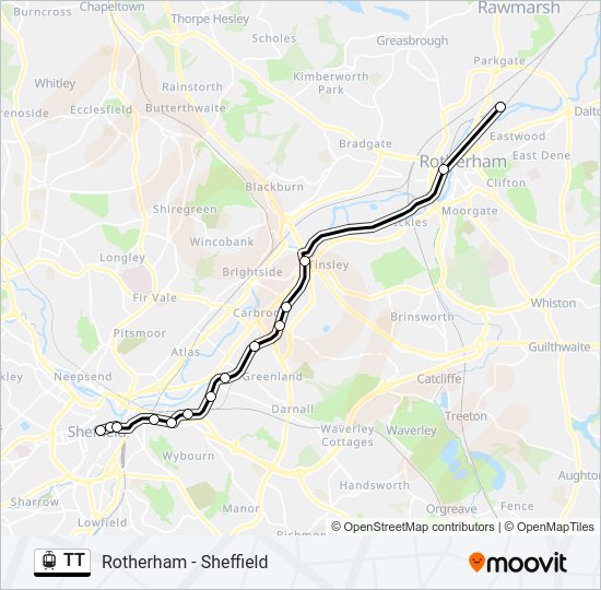 TT  Line Map