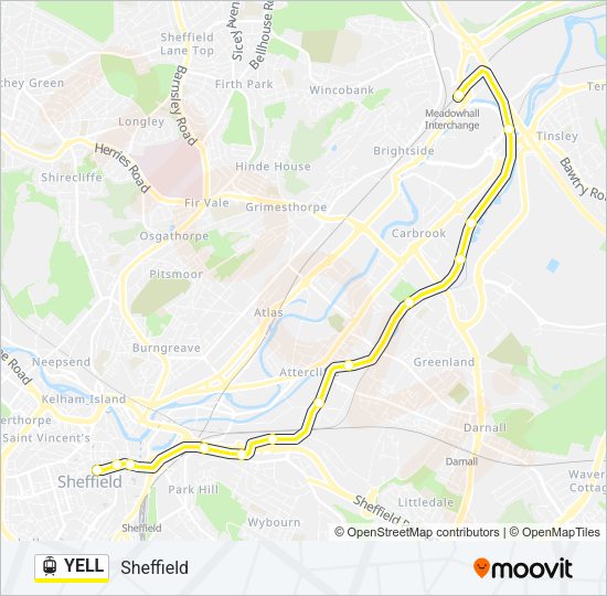 YELL  Line Map