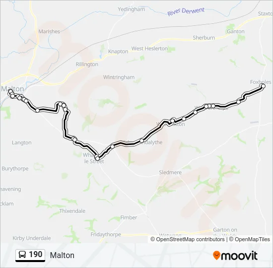 190 Bus Line Map