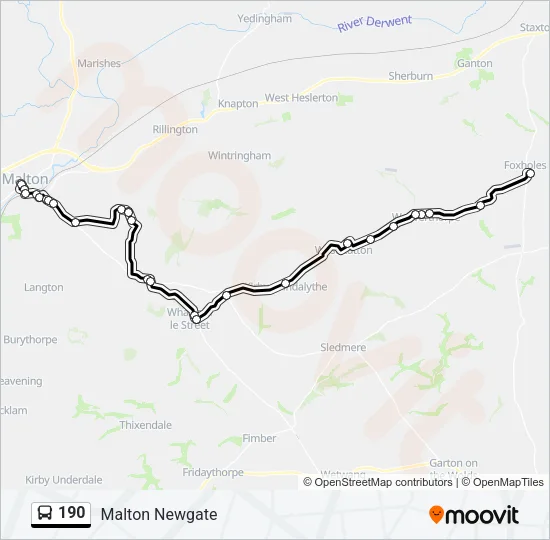 190 Bus Line Map