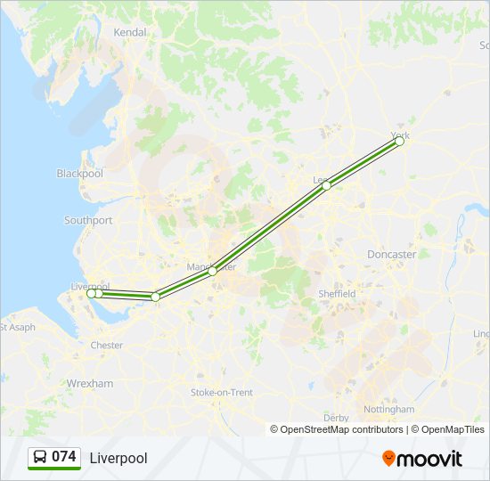 074 Bus Line Map