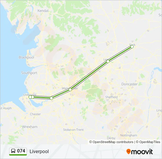 074 Bus Line Map