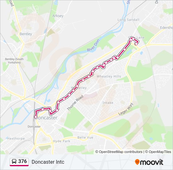 376 Bus Line Map