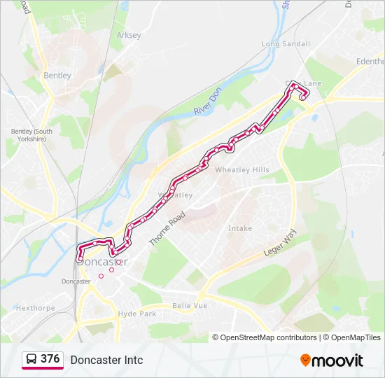 376 Bus Line Map