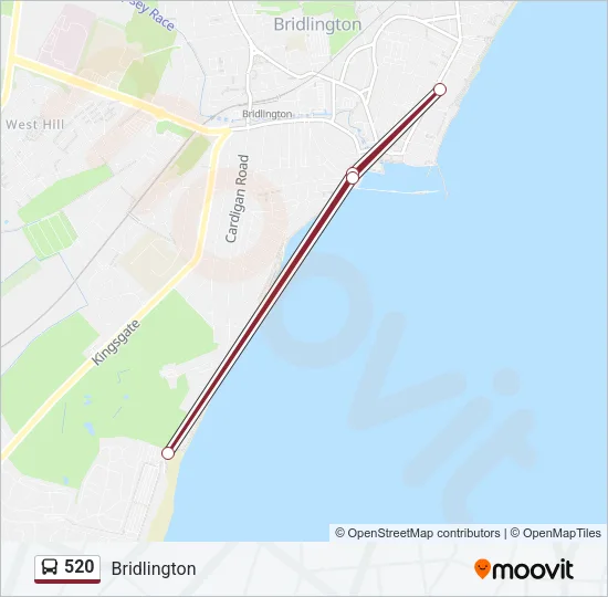 520 Bus Line Map