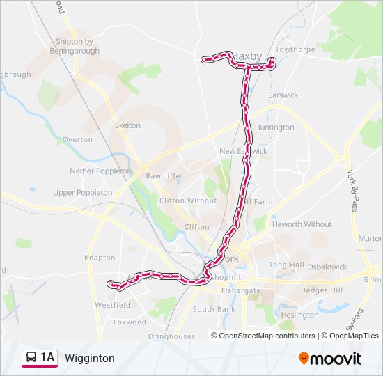1A Bus Line Map