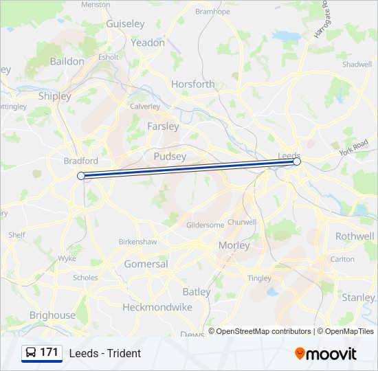 171 Bus Line Map