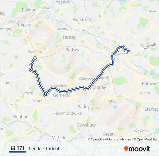 171 Bus Line Map