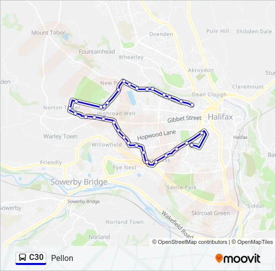 C30  Line Map
