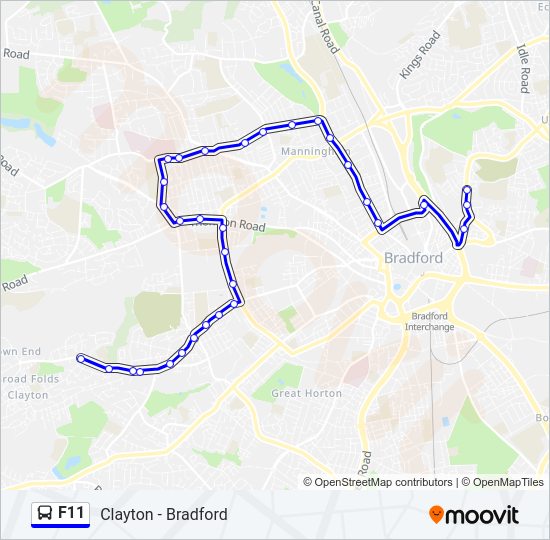 F11 Bus Line Map