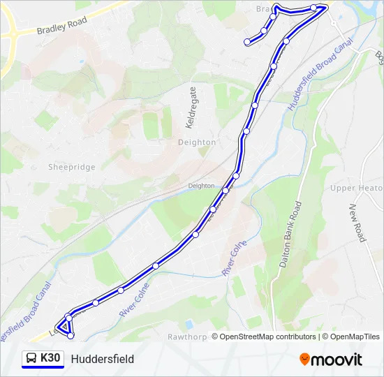 K30  Line Map