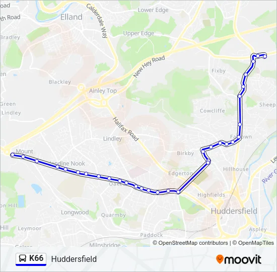 K66  Line Map
