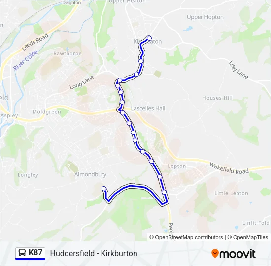 K87  Line Map