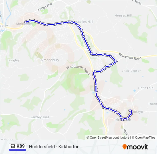 K89  Line Map