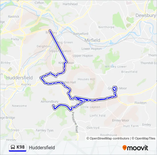 K98  Line Map