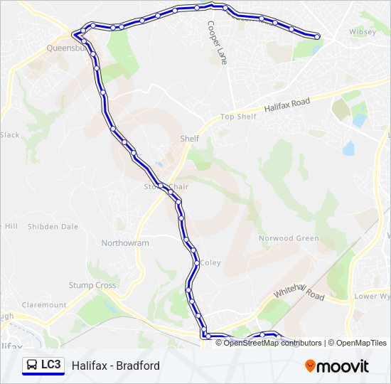 LC3 Bus Line Map