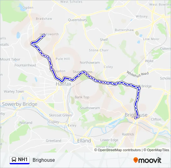 NH1  Line Map