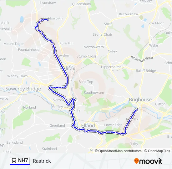 NH7  Line Map