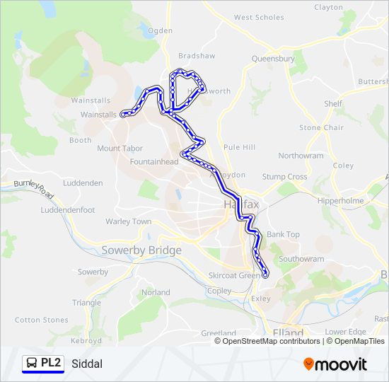 PL2 Bus Line Map