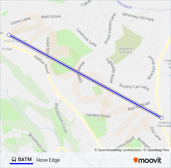 BATM Bus Line Map