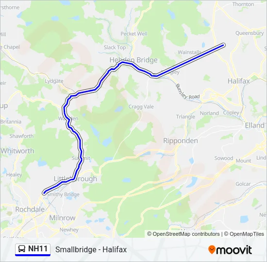 NH11  Line Map
