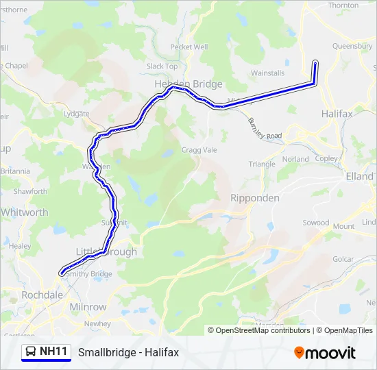 NH11  Line Map