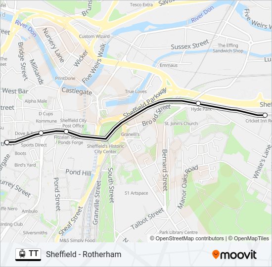 TT  Line Map