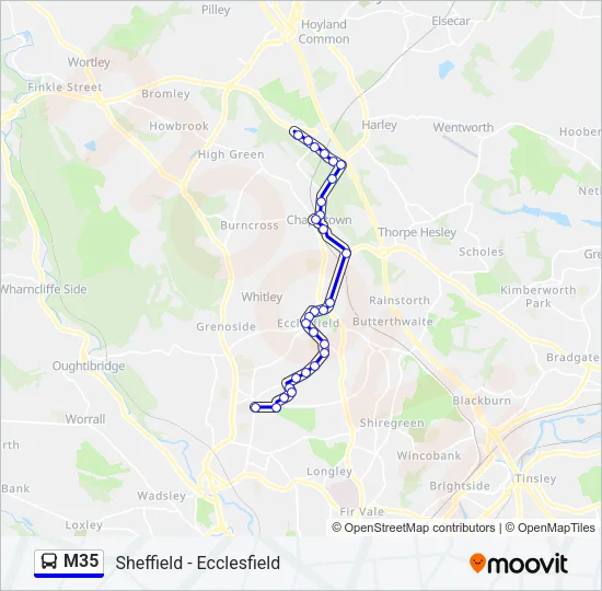 M35  Line Map