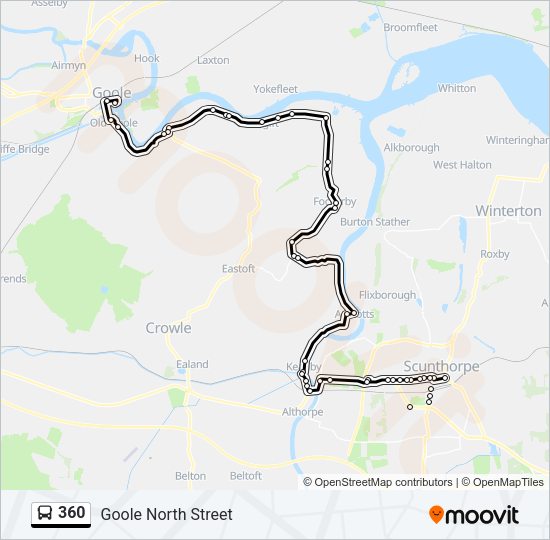 360 Bus Line Map