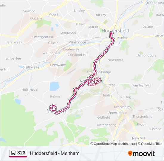 323 Bus Line Map