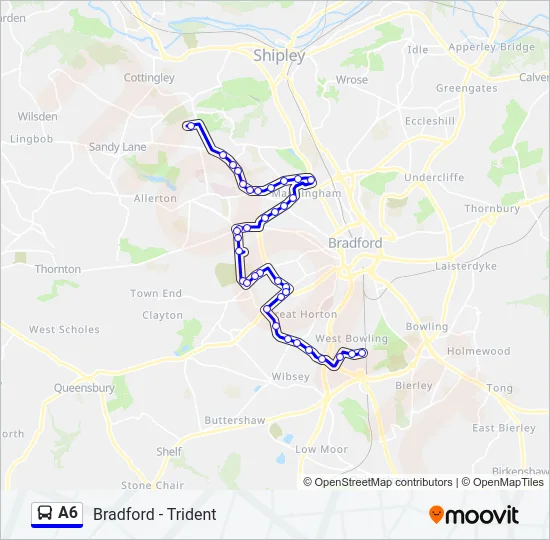 A6  Line Map