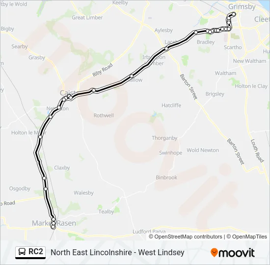RC2 Bus Line Map