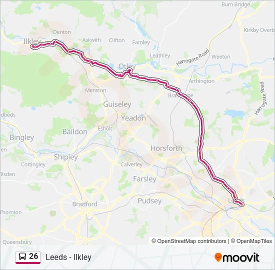 26 Bus Line Map