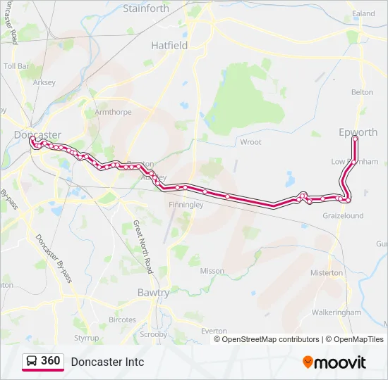 360 Bus Line Map