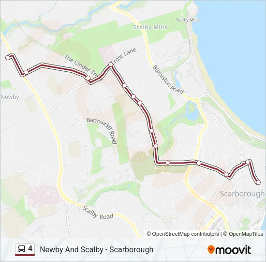 4 Bus Line Map