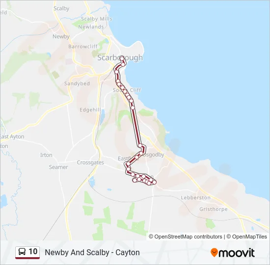 10 Bus Line Map