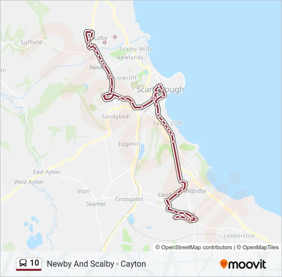 10 Bus Line Map