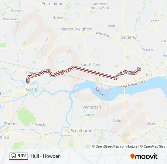942 Bus Line Map