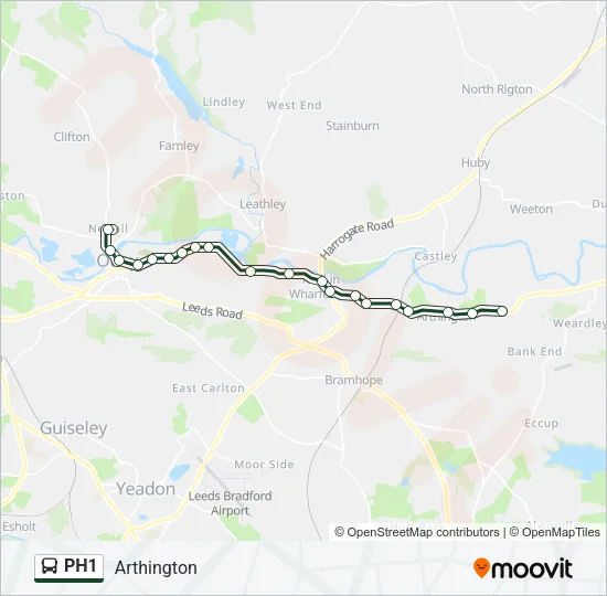 PH1 Bus Line Map