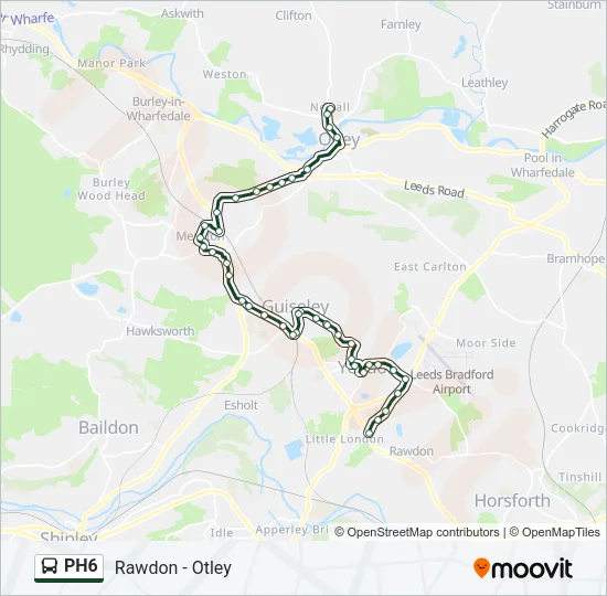 PH6 Bus Line Map