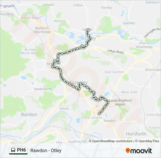 PH6 Bus Line Map