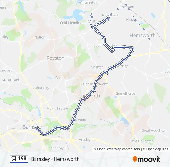 198 Bus Line Map