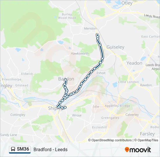 SM36 Bus Line Map